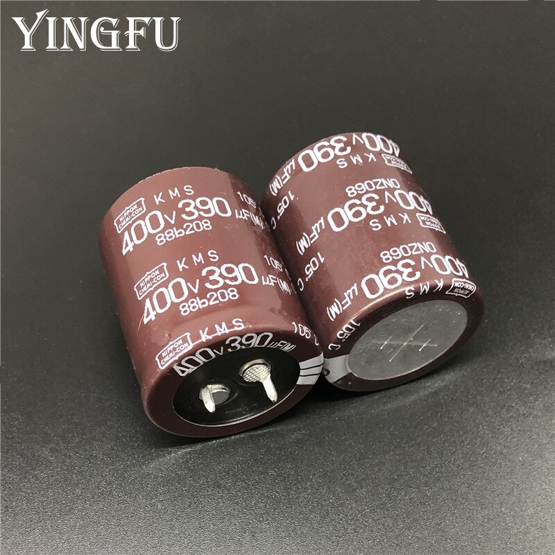 NIC NRLM391M200V22X30 Aluminum Capacitor - 390uF 200V 20% 22x30mm Snap In (5-Pack)