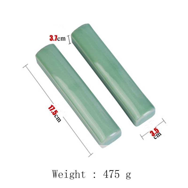 1 Pair Calligraphy Brush Holder Weightpaper Chinese Brush Rack Brush Rest and Holding Paper Flat Weightpaper: Default Title