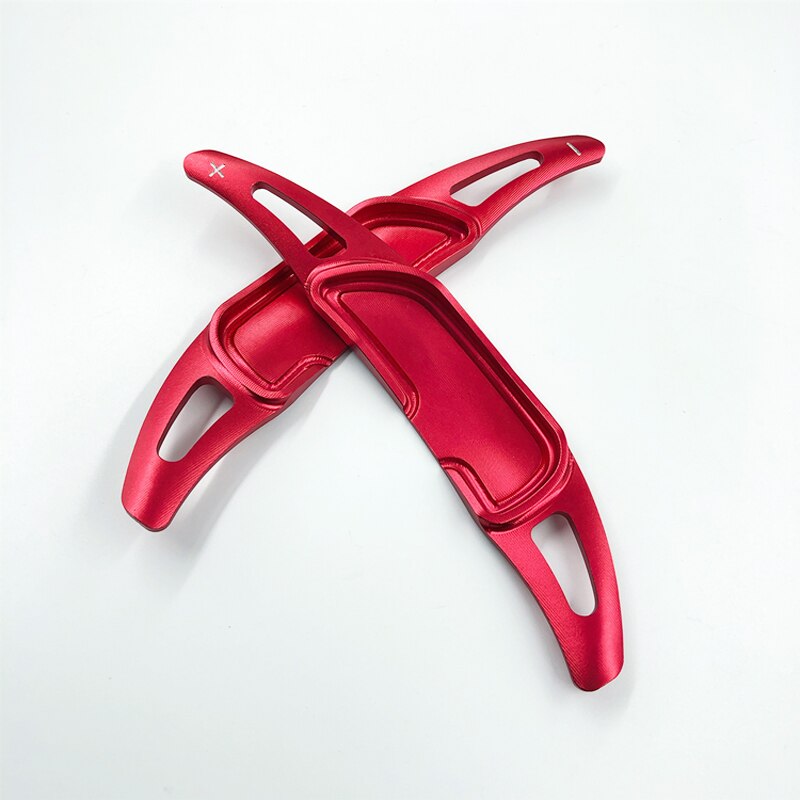 Voor mazda atz / angkesela / cx -4 /  cx -5 stuurwiel schakelpaddles 3d paddles auto decoratie accessoires: Rood