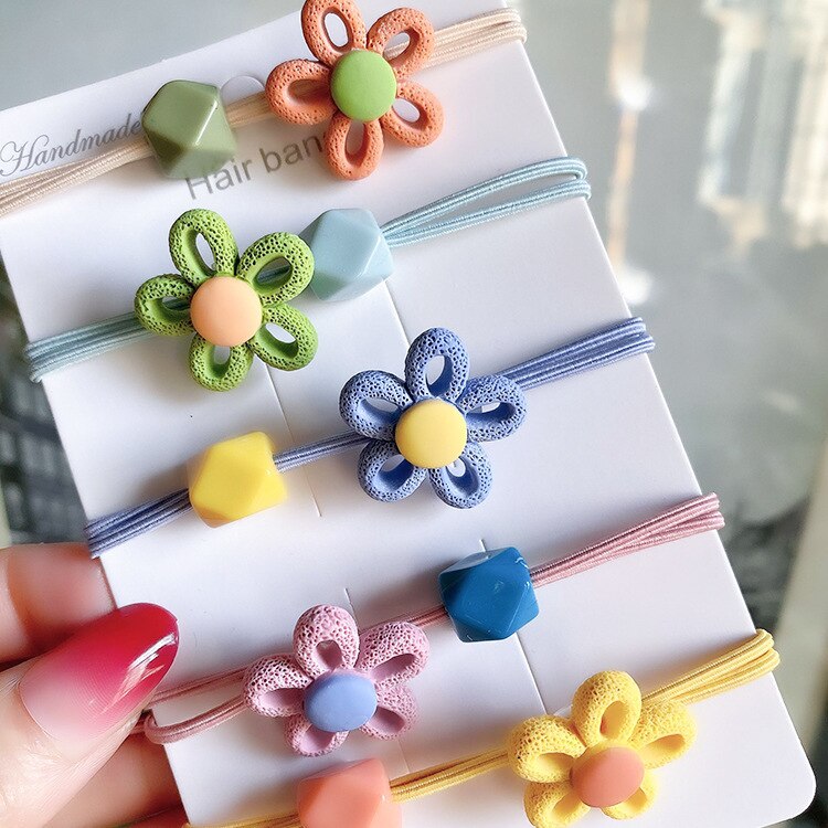 1 Set Koreaanse Elastieken Haar Clips Voor Haarbanden Hoofdbanden Voor Haren Vrouwen Persoonlijkheid Meisjes Haren Accessoires Mode Hoofdband