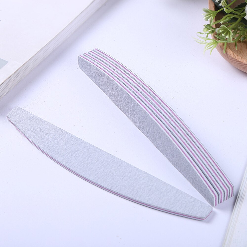 5pcs 100/180 Grit Acrylic Nail File Emery Boards for Natural Nails Nail Filer for Salon Use