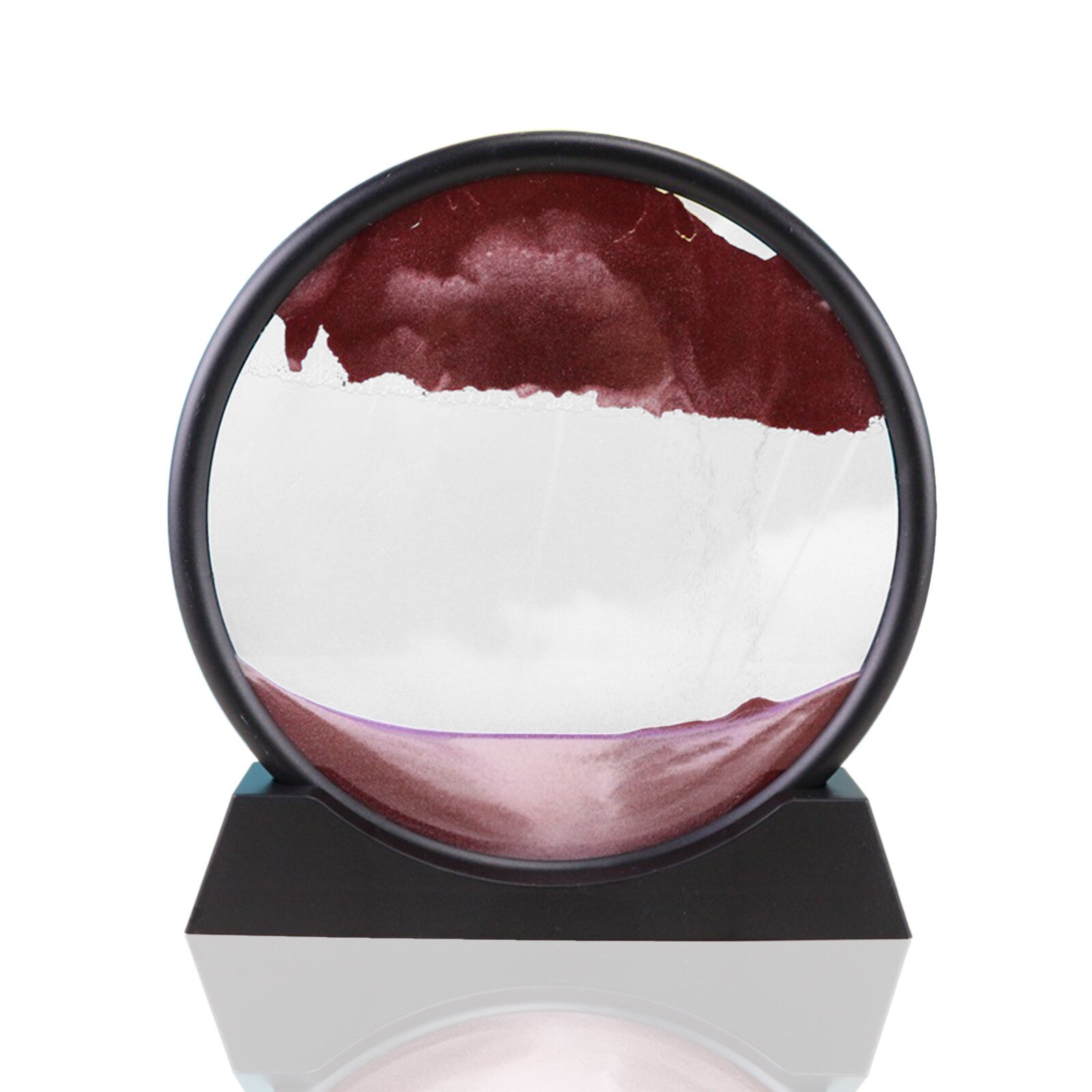 4 #100Ml Zandloper Bewegende Zand Art Liquid Vloeiende Zand Art Landschap Zand Foto Desktop Frame Decoratie Quicksand Schilderen