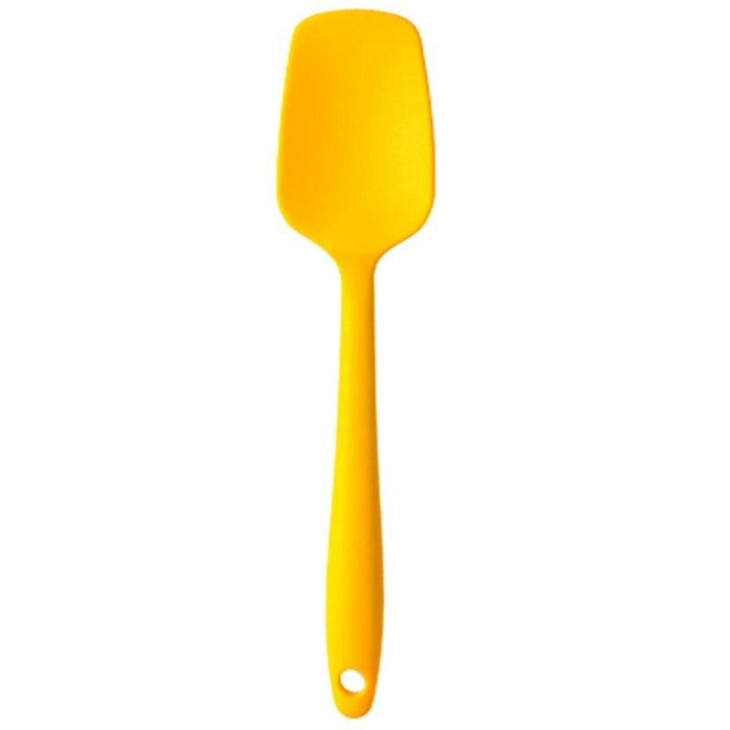 Spatule en Silicone jaune résistant à la chaleur, brosse à huile, outil de fouet à œufs, pinces alimentaires, ensembles d'ustensiles de cuisine, accessoires: 4