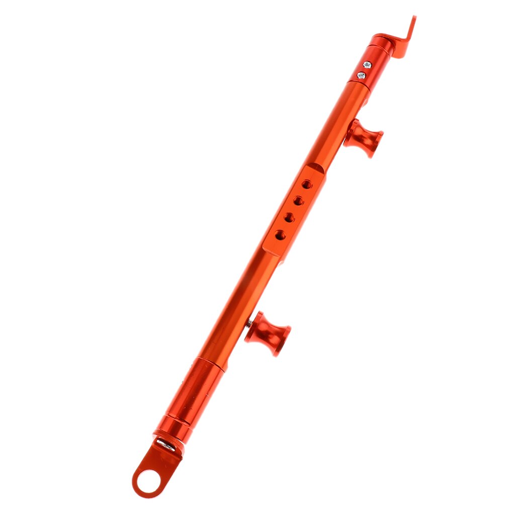 Multi Kleur Motorbike Balance Bar, Aluminium Motorfiets Cross Bar Balance Stuur Motor Accessoires Met Kompas: Orange