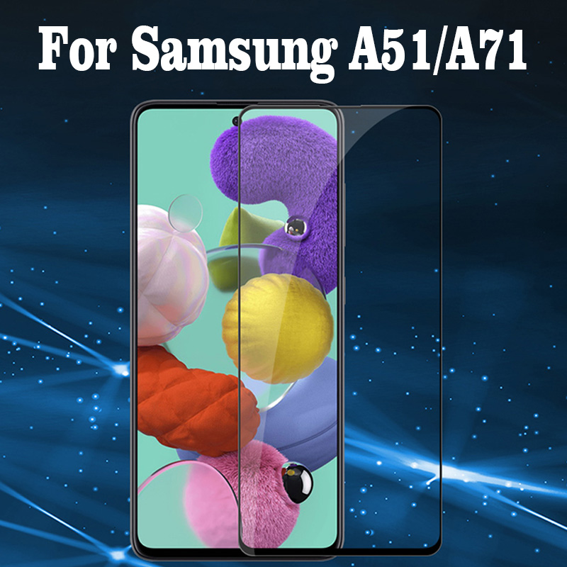 3D Gehard Glas Voor Samsung Galaxy A51 SM-A515F Volledige Cover 9H Beschermende film Screen Protector Voor Samsung Galaxy A71 SM-A7160