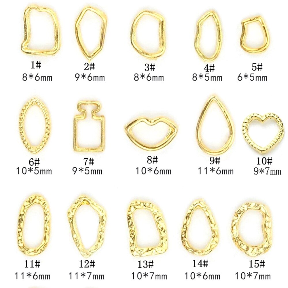 20 Uds. De perlas delicadas en 3D para decoración de uñas, en forma de corazón, joyería para uñas, accesorios de manicura de