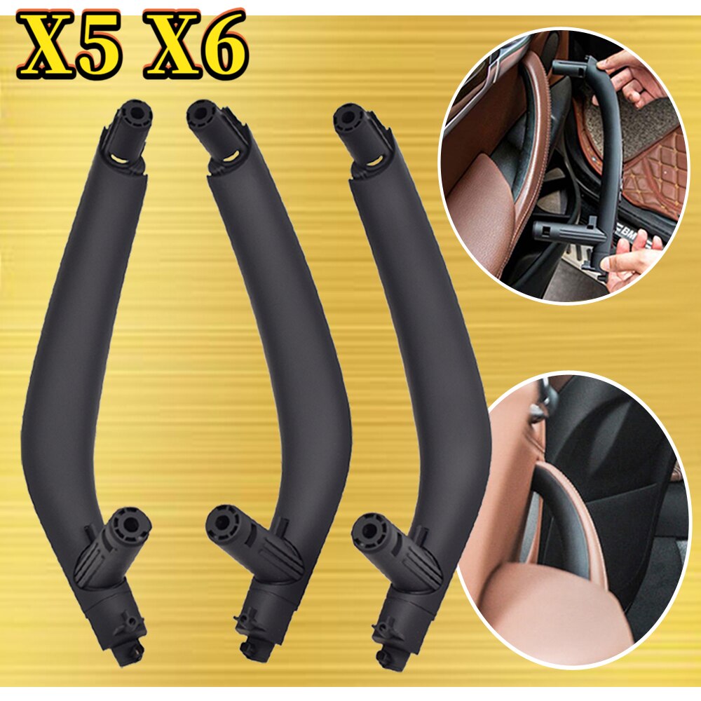 Voor Bmw X5 X6 F15 F16 Links Rechts 3 Stks/set Auto Innerlijke Deuren Handvat Pull trim Cover Zwart Beige