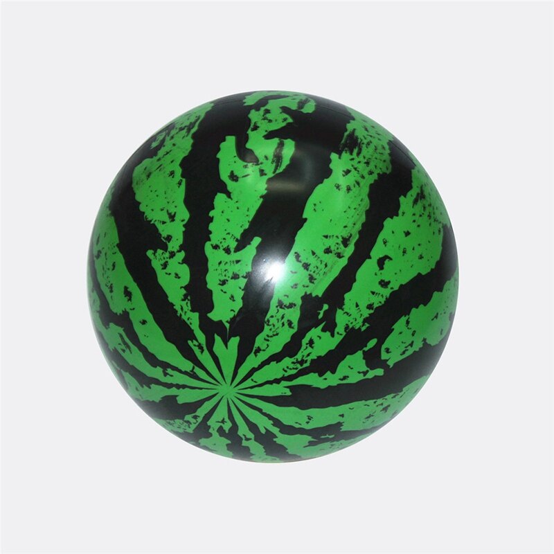 1 pc Inflatable Ball Simulation Watermelon Rubber Ball Beach Pool Play Early Education Soft Toys For Children