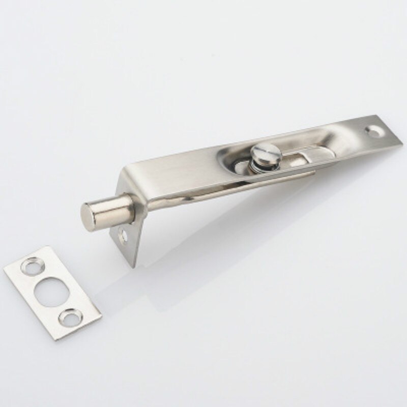 1Pcs 4/6/ Inch Stainless Steel Hidden Door Bolt Security Guard Door Latch Sliding Lock Bathroom Bolt Dust Proof Tube
