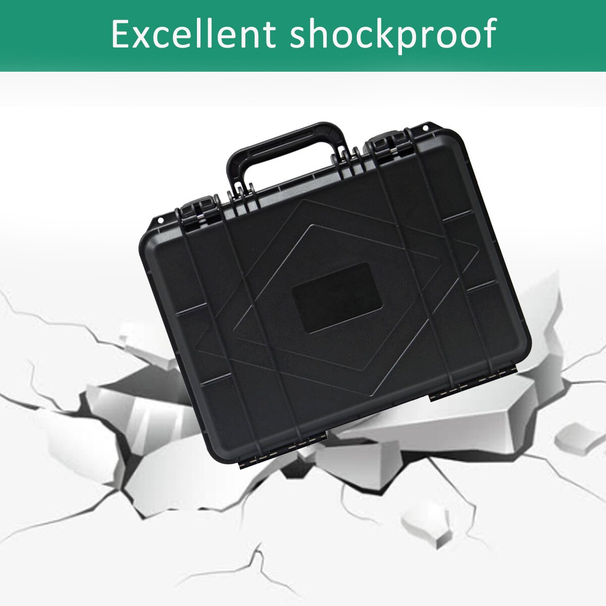 4 Sizes Waterproof Hard Carry Case Bag Tool Kits Storage Box Safety Protector Organizer Hardware Toolbox