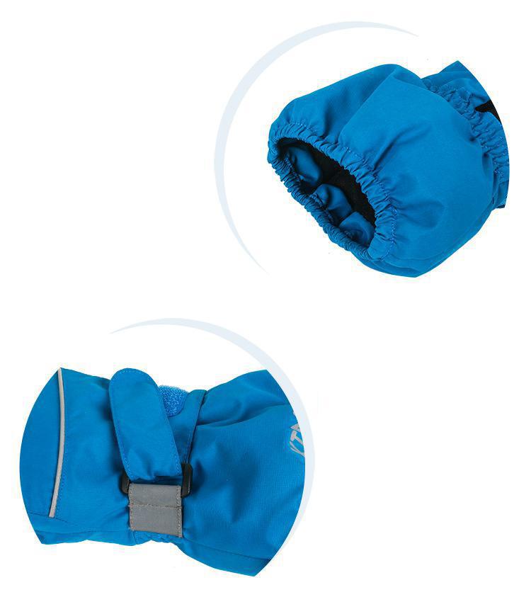 Baby Boys Winter Warm Full-finger Pure Color Outdoor Riding Ski Gloves Water And Wind Proof Non-slip Hiking Gloves