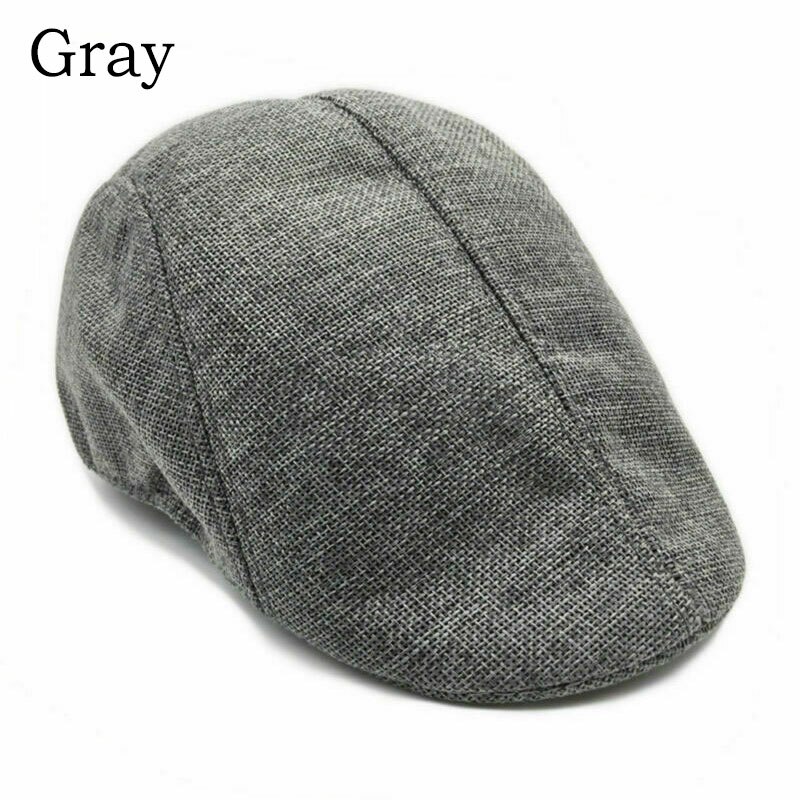 Autumn Beret Caps Men Women Vintage News Boy Cap Cabbie Linen Outdoor Hats Berets Brand Sun Hat Unisex Duckbill Caps Casquette: 09