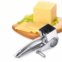 Multifunctional Cheese Cutter Slicer Shredder Rotary Ultra Sharp Cylinders Stainless Steel Drums & Slicer