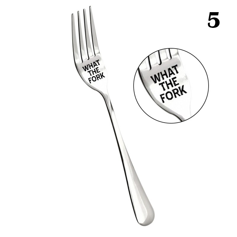 Engraved Fork Best for Husband Wife and Family Letter Engraved Fork with Box Hogard: 5