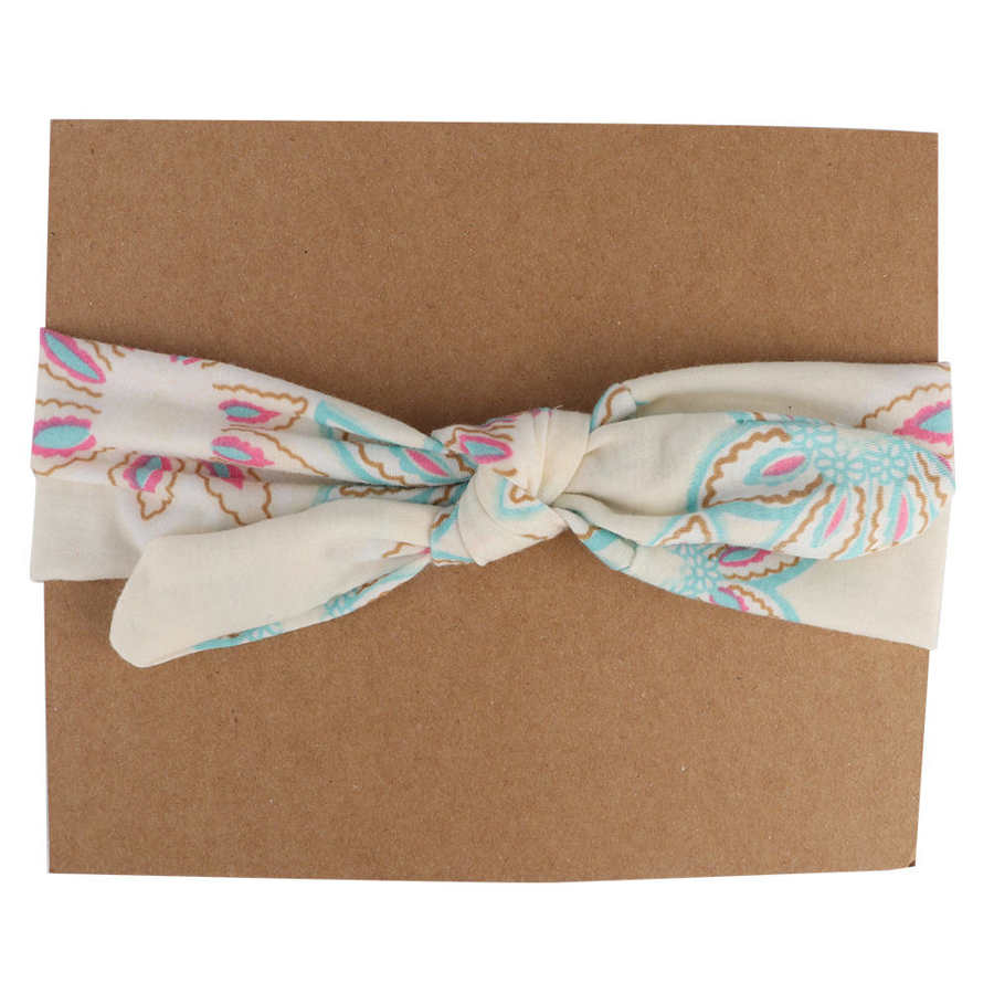 3 pièces/ensemble infantile doux noeud noeud bandeaux Polyester chapeaux bandeau Super doux bandeau Photo accessoires pour bébé enfant en bas âge garçons filles
