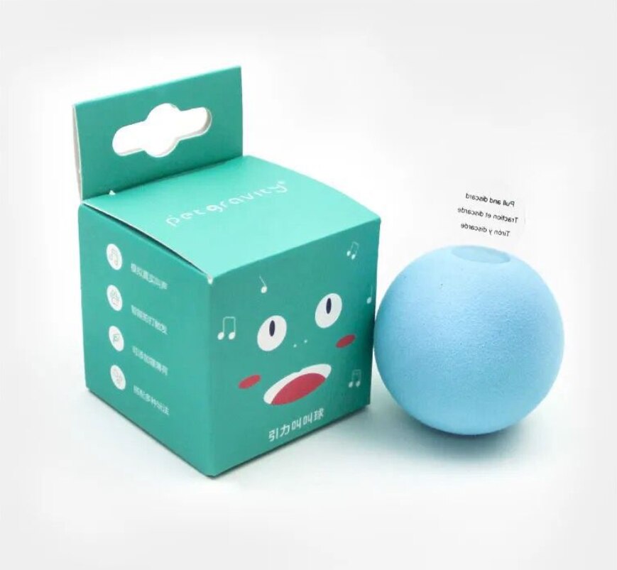 SCHITEC Piepend hondenspeelgoed, [4 stuks] interactieve hondenballen met pieper voor middelgrote honden, 2,8 inch zacht latex rubber springkussen ophalen speelbal speelgoed