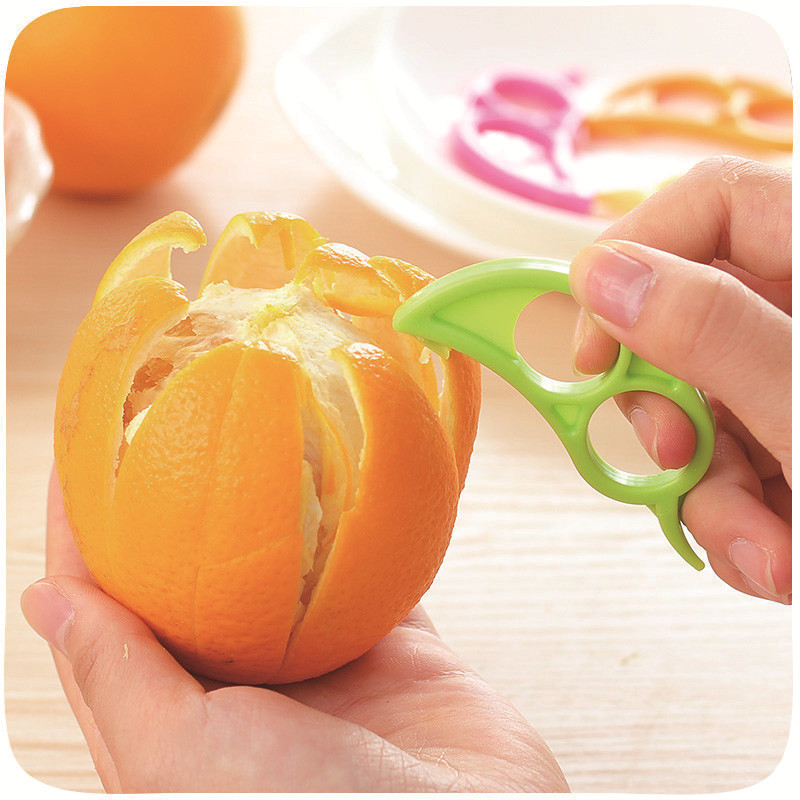Food Grade Plastic Dunschiller Remover Creatieve Opener Keuken Accessoires Granaatappel Oranje Peeling Mes Koken Tool 7zCF074