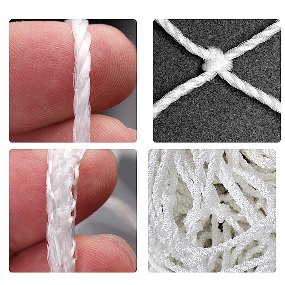 Standaard 11 Man Voetbal Netto Outdoor Training Match Spel Rebound Polyethyleen Voetbal Doel Netto Met Zak