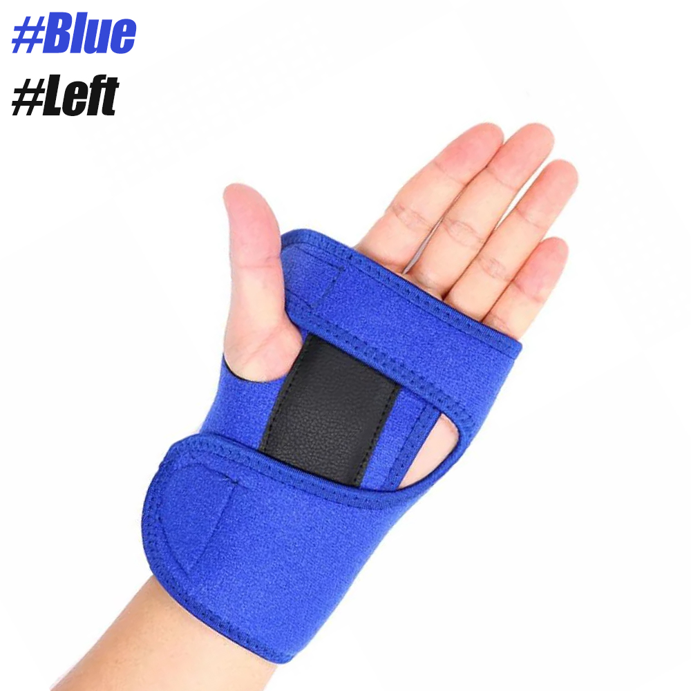 Carpaal tunnelpolsbrace met metalen spalk voor dames en heren, verstelbare polssteunstabilisator voor handtendinitis, artritis: Rood