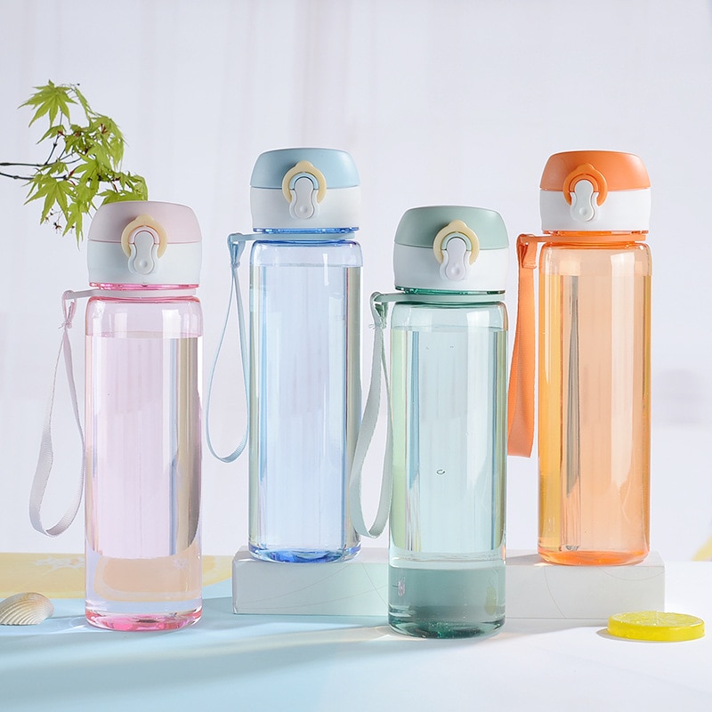 500ML Water Bottles Shaker Leakproof Portable Tour Outdoor Sport Direct Drinking Bottle Plastic Eco-Friendly Drinkware Bottle