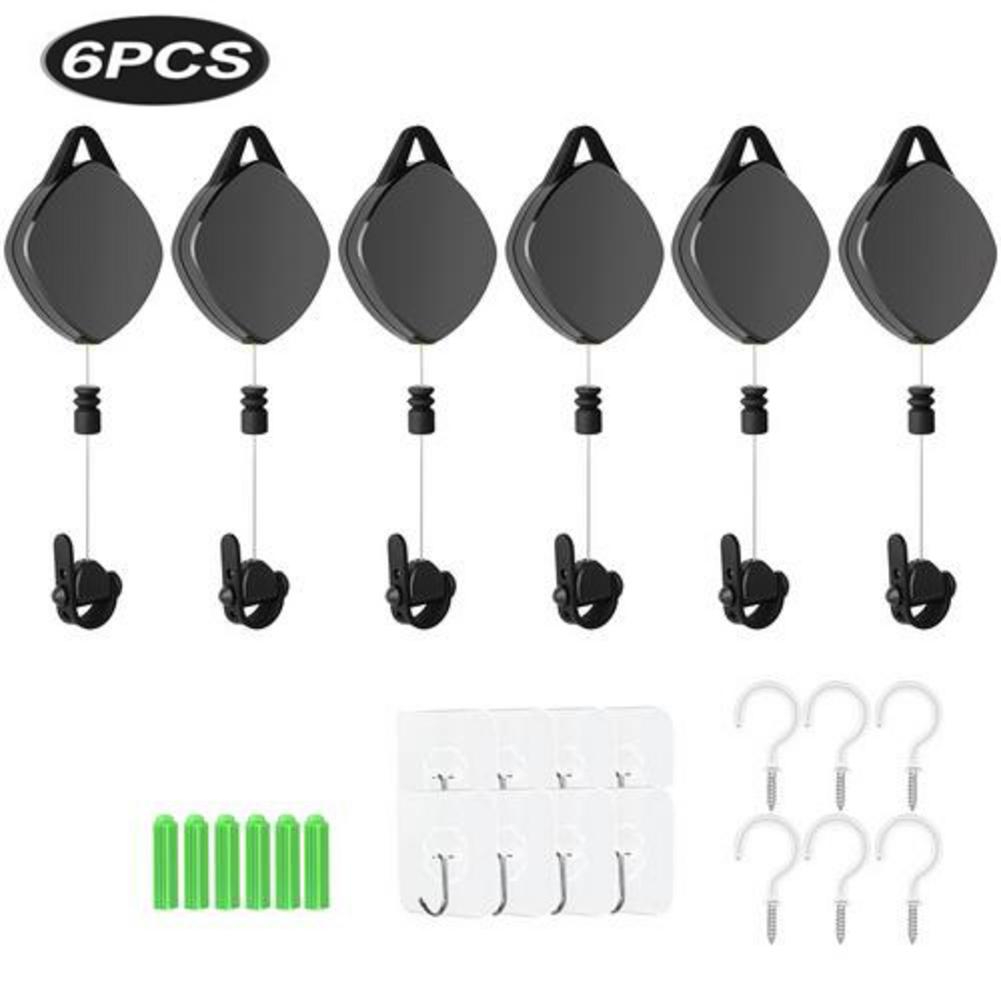 VR accessories 6PCS VR Cable Management System Ceiling Pulley System For Oculus Quest 2 /Rift/Htc Vive/Samsung Odyss/Valve Index
