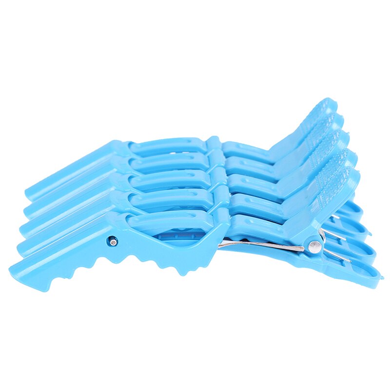 Pinzas para seccionar el pelo para peluquería, pinzas para el pelo, color mate, profesionales, 5 unidades: ZRHB074-BL