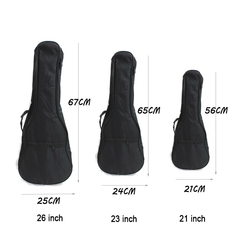 Ukelele Zak 21/23/26 Inch Draagbare Waterdichte Muziekinstrument Enkele Schoudertas Sopraan Ukelele Tas Gitaar carry Case