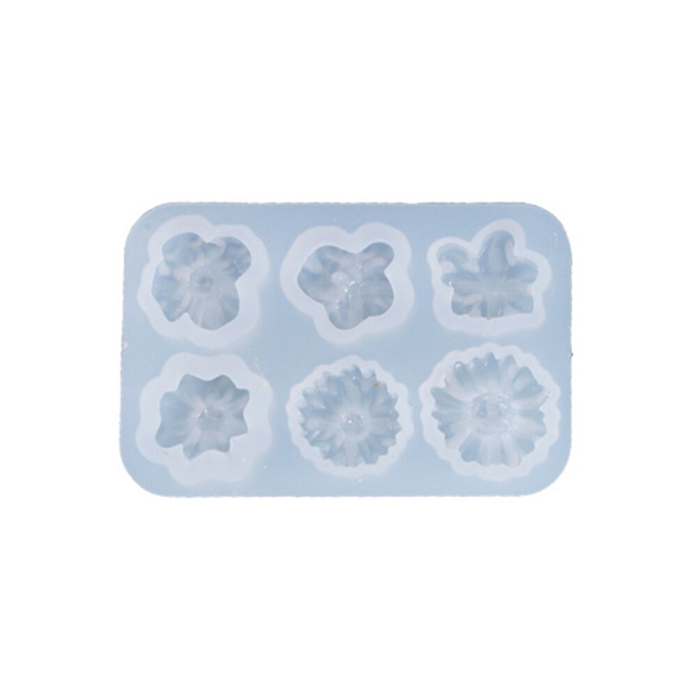 DIY Craft Epoxy Resin Mold Handmade Mini Daisy Flower Silicone Mould Making Tool UV Jewelry Ornament Casting Molds: 03