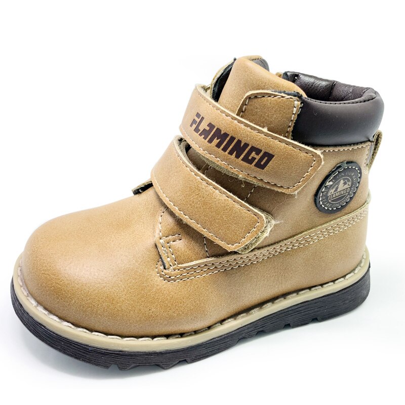 Flamenco otoño niños botas zapatos de los niños de tobillo niños zapatos con gancho y bucle para los niños pequeños 202B-Z23-2122/2123: 202B-Z23-2122 / 27
