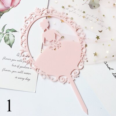 Mirror Acrylic Cake Topper Cute Crown Happy Birthday Letters Cake Topper For Kids Birthday Cake Decor Baby Shower Cake Topper: 5