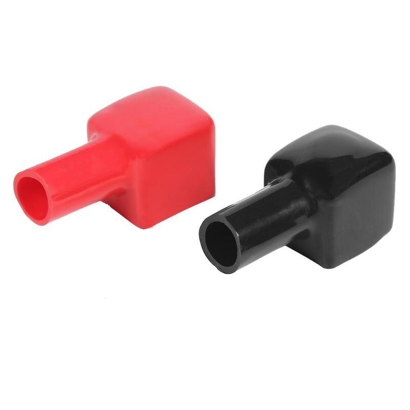 1 Pair Car Battery Terminal Covers Insulation Caps Positive+Negative Universal Provide Closure and Safety Valve Function