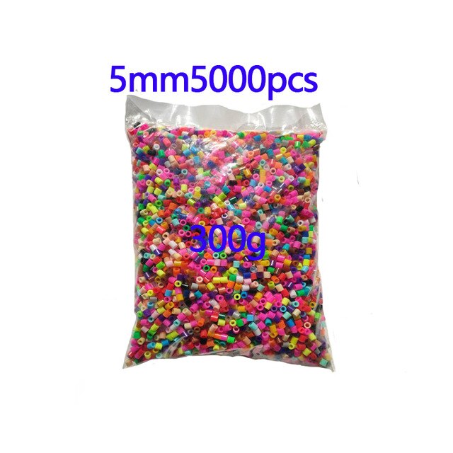 6Piece/set Bee flowers 5mm Hama Beads template Plastic Stencil Jigsaw Beads Diy Transparent Shape Puzzle: 5000pcs