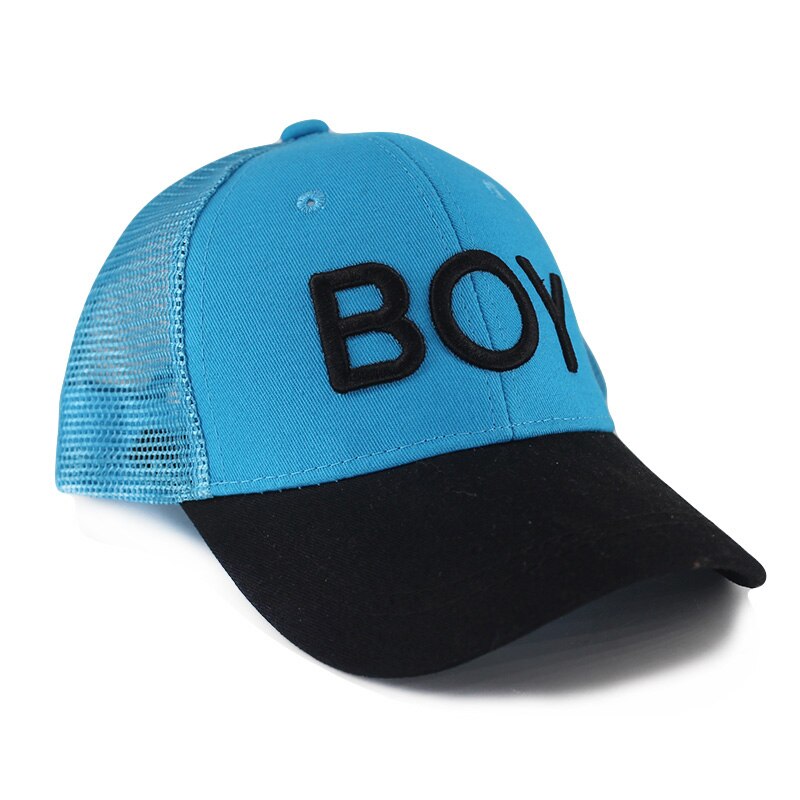 Child Summer Ventilation Boys Baseball Cap For Kids Colorful Cool Children Letter Hat Caps Adjustable Girl Hats