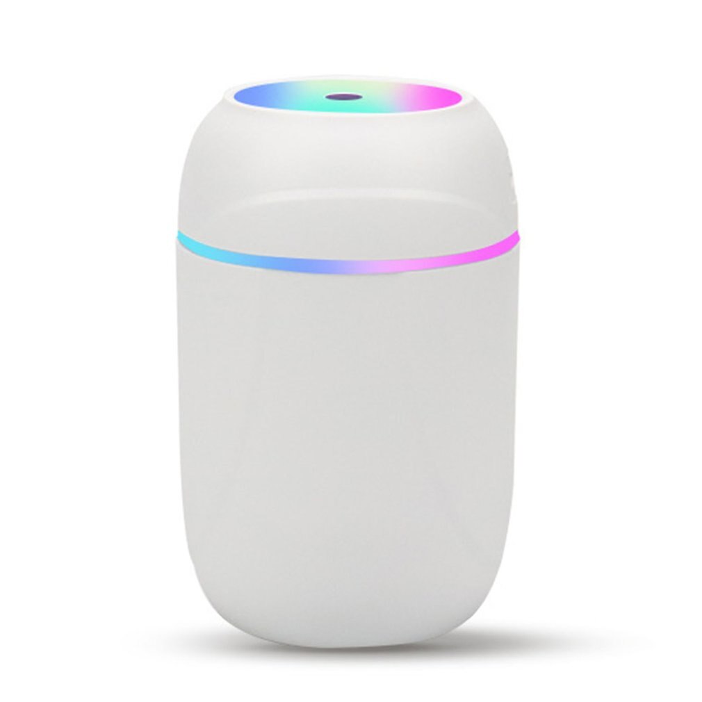 Cute USB Aromatherapie Diffuser Luchtbevochtiger Demper Aroma Diffuser Machine Essentiële Olie Ultrasone Mist Maker Rustig: white