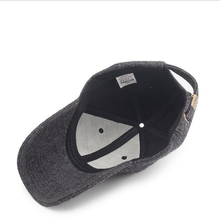 Seioum Herfst Winter Wol Baseball Cap Mannen Vrouwen Outdoor Sport Caps Snapbacks Bone Caps