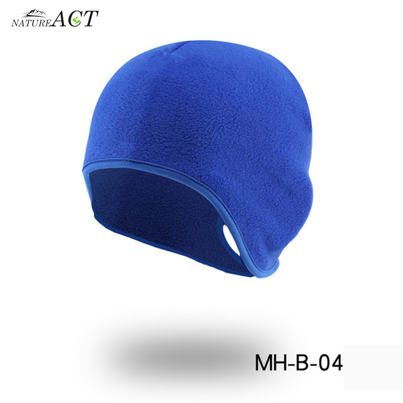 Outdoor Sports Warm Windproof Hat Running Skiing Cycling Hat Beanie Autumn Winter Riding Skiing Hat Windproof Thermal Riding Cap: MHB Blue