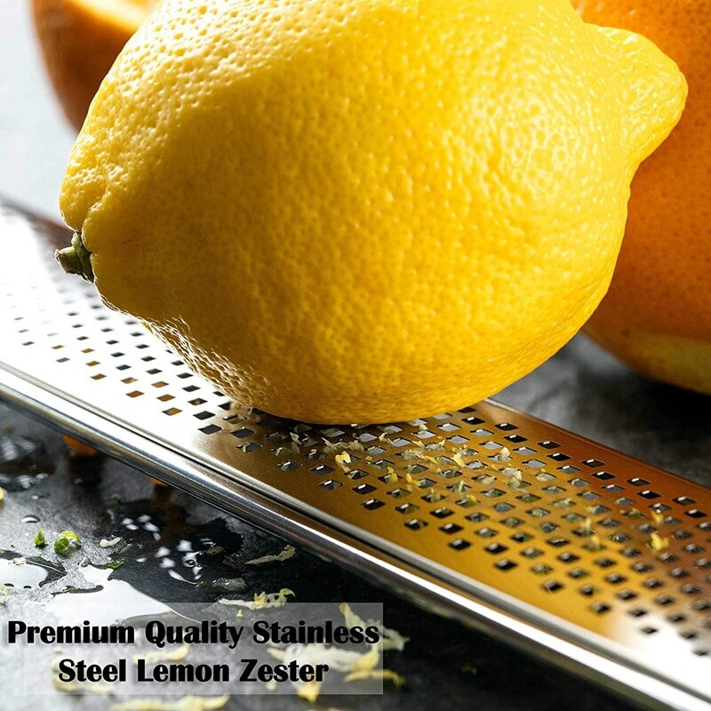 Lemon Zester & Cheese Grater RustFree Stainless... Grandado