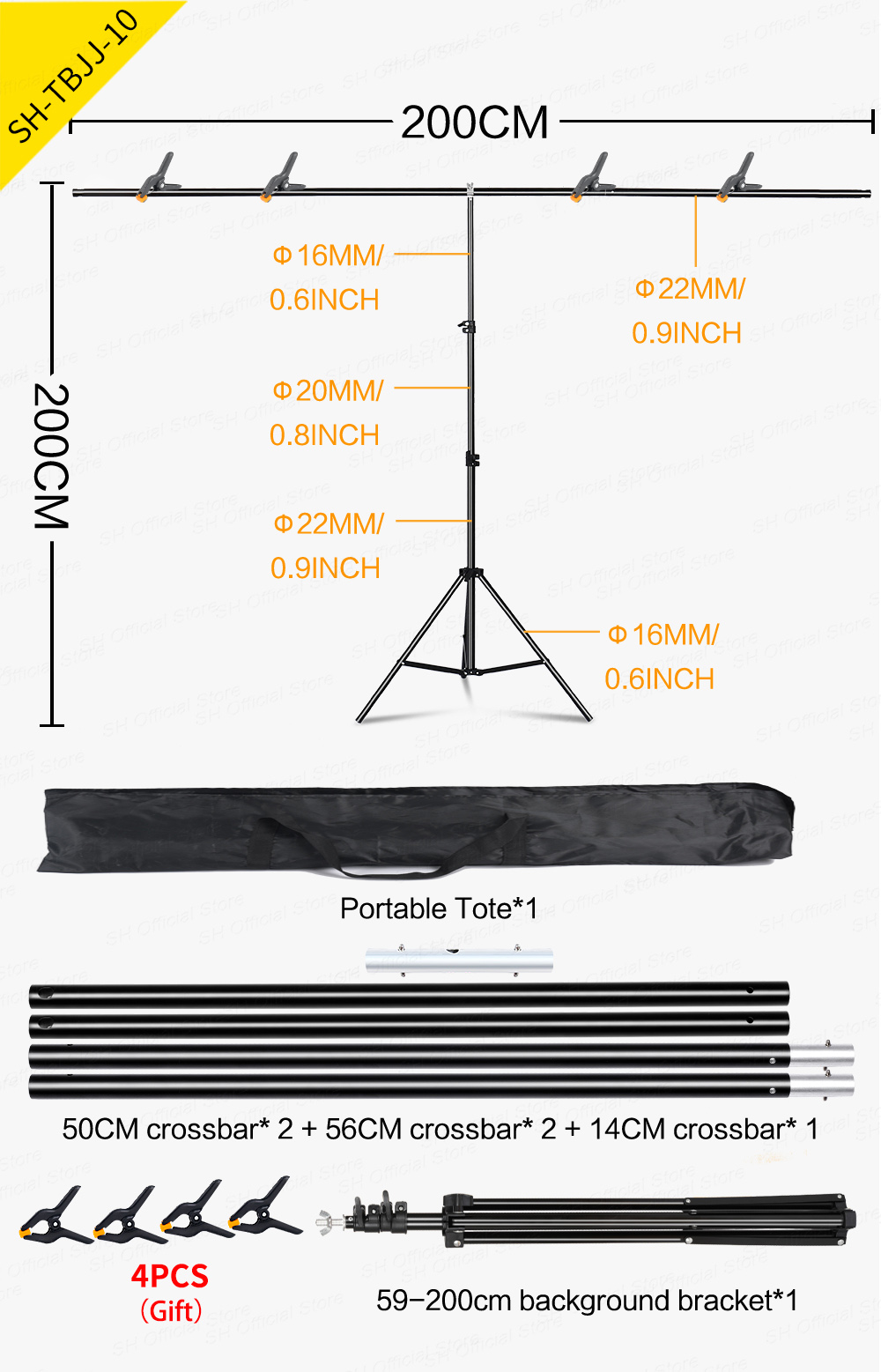 SH T-shaped Stand Backdrop Frame Aluminum Photography Photo Studio Green Background Support System for Video Chroma Key Screen: PEACOCK BLUE