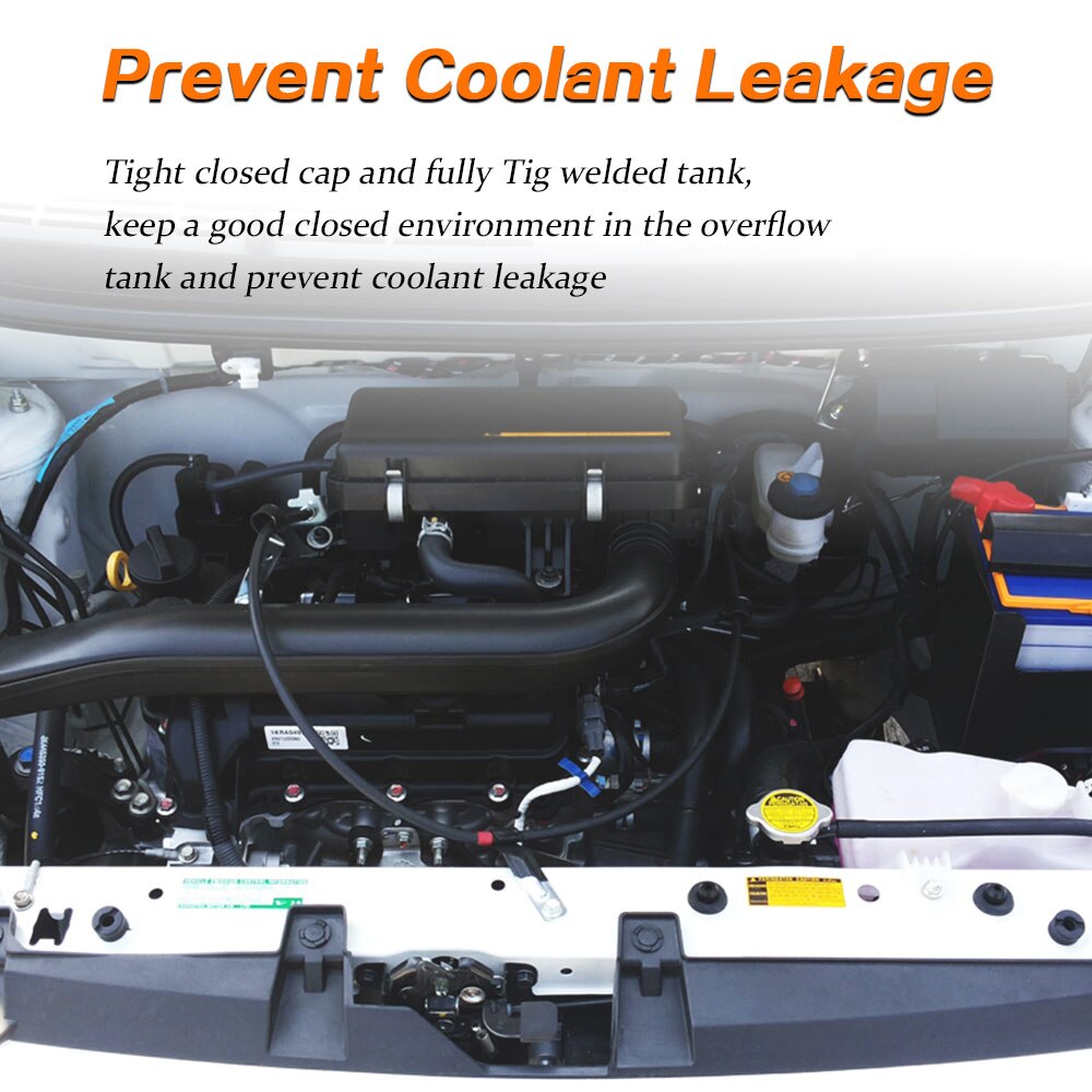 1L Oil Catch Can Reservoir Tank Coolant Tank Coolant Overflow Oil Tank Fuel Tank Aluminum Universal