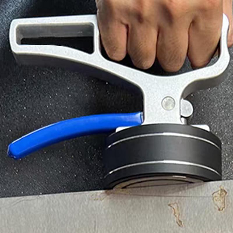 Herramienta elevadora de imán, potente mango magnético, dispositivos multiusos de alta resistencia, soporte Manual de colector portátil de liberación rápida para Metal