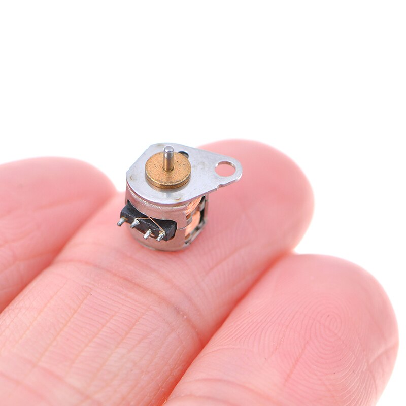 1Pcs Mini Micro Stappenmotor Kleine 2-Fase 4-Draads Stappenmotor Met Koperen Gear Voor Digitale producten Camera