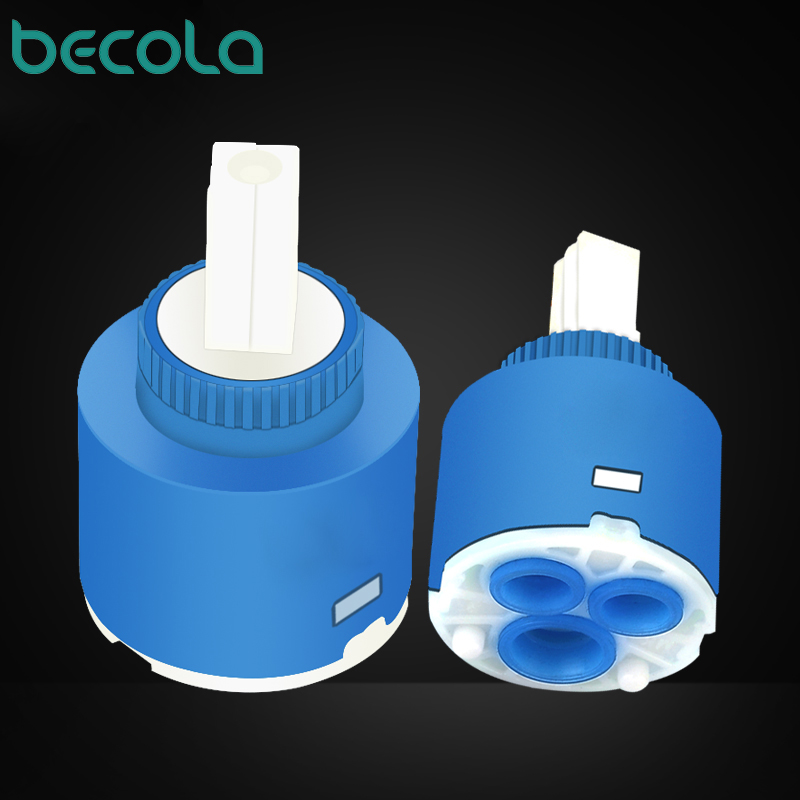 2PC 25/35/40mm Patrone Ventil Ader Elektrische Heizung Wasser Misch Ventil Wasserhahn Patrone Mischer Niedrigen drehmoment Wasserhahn Zubehör