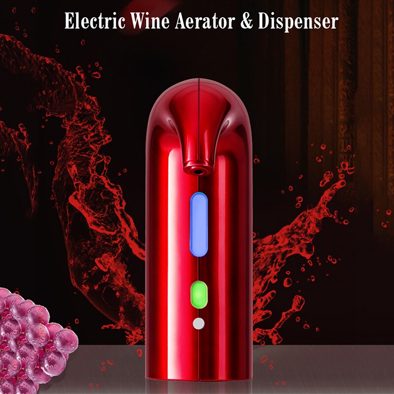 Usb Opladen Intelligente Elektronische Rode Wijn Decanter Hoge Tap Dispenser Pomp Instant Wijn Beluchter