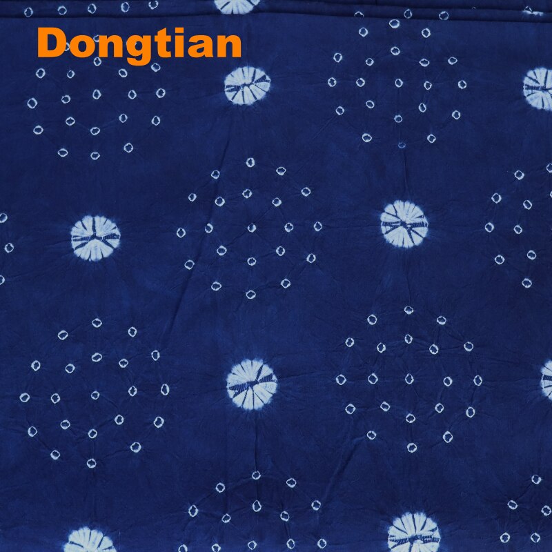 Traditional Hand-dyed Cloth Hand Tie Dye Indigo Fabric Natural Plant Tie Dyed Shibori Fabric Blue Indigo Fabric Crafting Cloth: Style 2