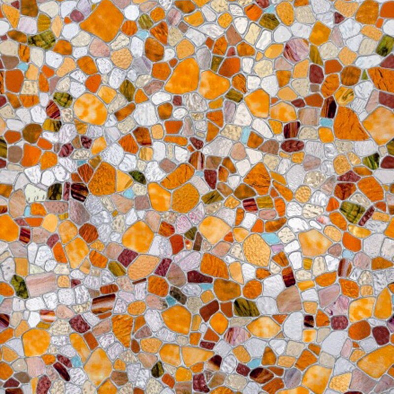 Colorful Self-adhesive Glass Window Stickers Bathroom Cellophane Glass Film Opaque Bathroom Cellophane Shading Windows