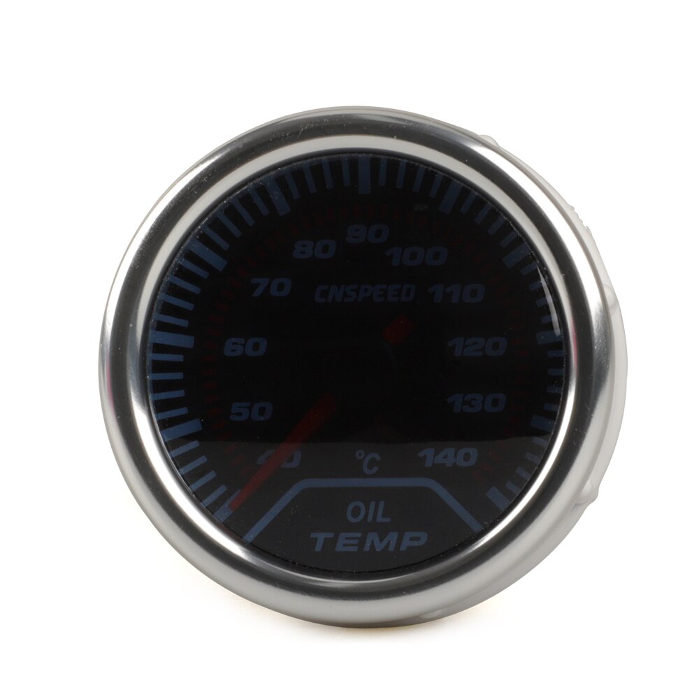 Oil temp gauge 2"(52mm) Smoke len 40-140 C degree pointer Oil temp gauge Car meter with sensor YC101229