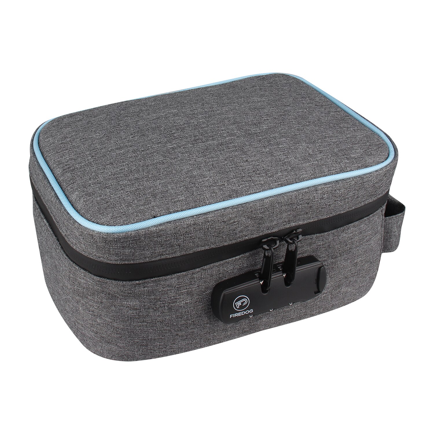 Firedog Geur Proof Case Met Cijferslot Stash Zak Carbon Gevoerd Container Voor Reizen Opslag Case: Gray