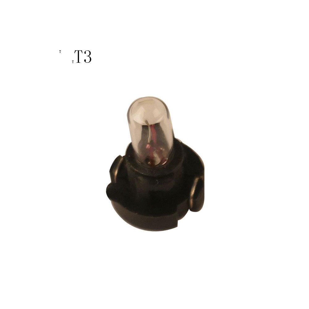 100Stck Auto Innen Instrument Glühbirnen Auto-Armaturenbrett Lampen Neue Auto Lichter: 100Stck T3 24V