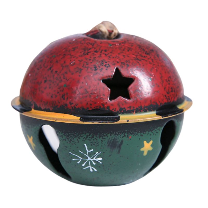 1 pieza de cascabeles navideños Jingle Bells árbol de Navidad decoración colgantes artesanales 667A: 1