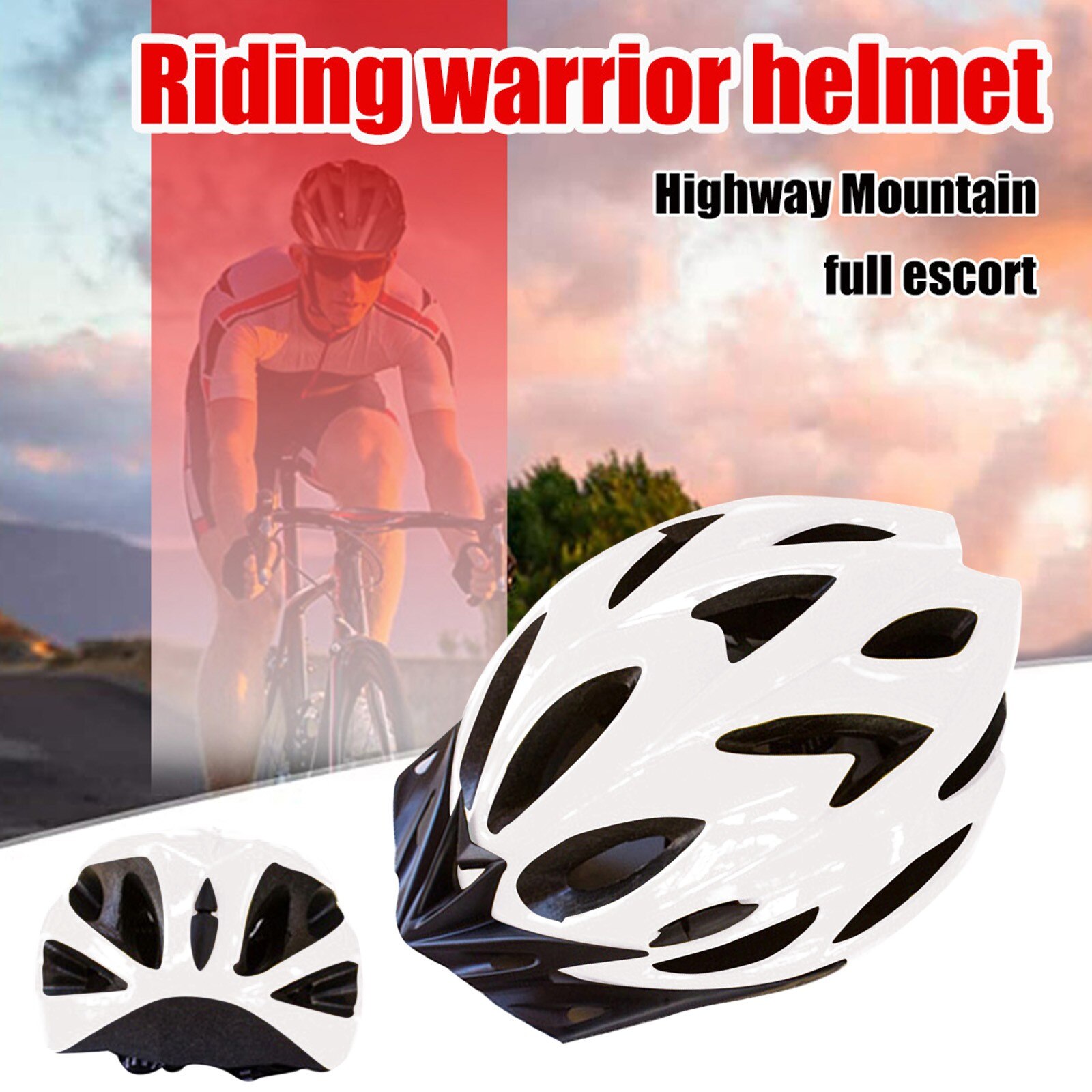 40# Bicycle Helmet Mountain Helmet Night Reflective Integrated MTB Bike Helmet Ultralight Bike helmet Casco Ciclismo